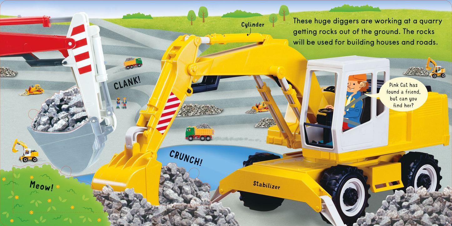 Carte copii - Lift And Look Diggers, Usborne