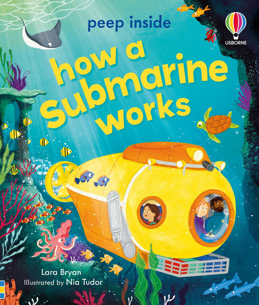 Carte copii - Peep Inside How A Submarine Works, Usborne