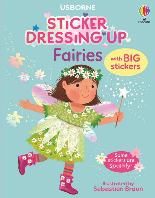 Carte stickere - Sticker Dressing Up - Fairies, Usborne