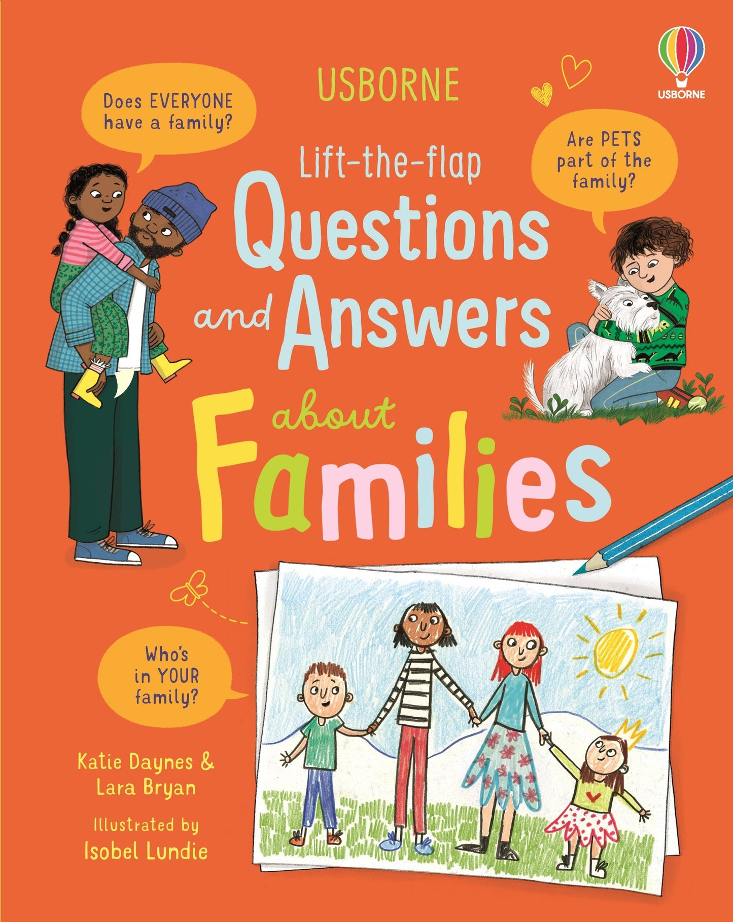 Carte copii - Lift-The-Flap Questions And Answers About Families, Usborne