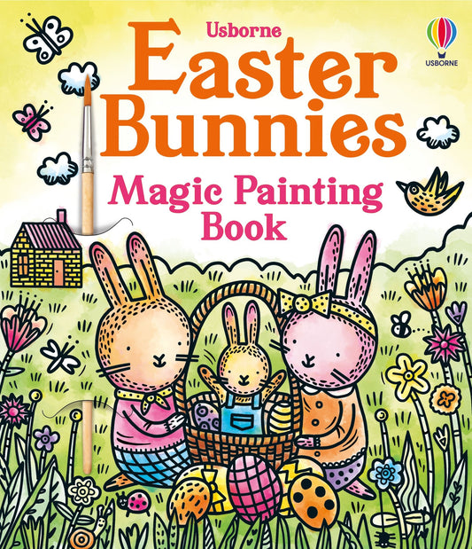 Carte pictura cu apa - Easter Bunnies Magic Painting Book, Usborne