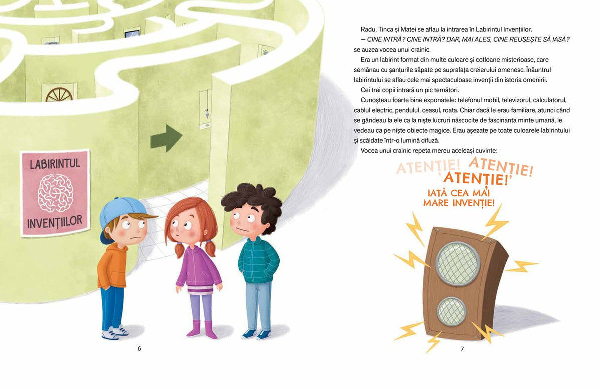 Carte copii - Atenție, atenție! Iată cea mai mare invenție, Olina Ortiz