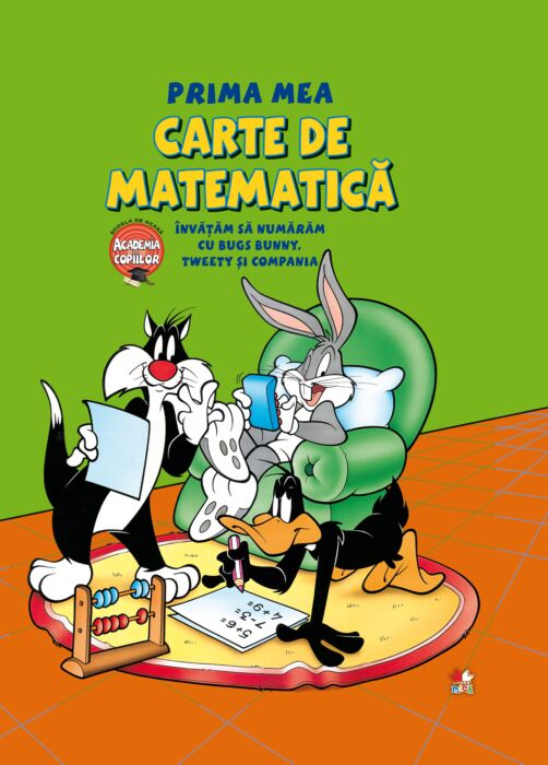 Carte copii - Prima mea carte de matematică. Învățăm să numărărm cu Bugs Bunny, Tweety și Compania
